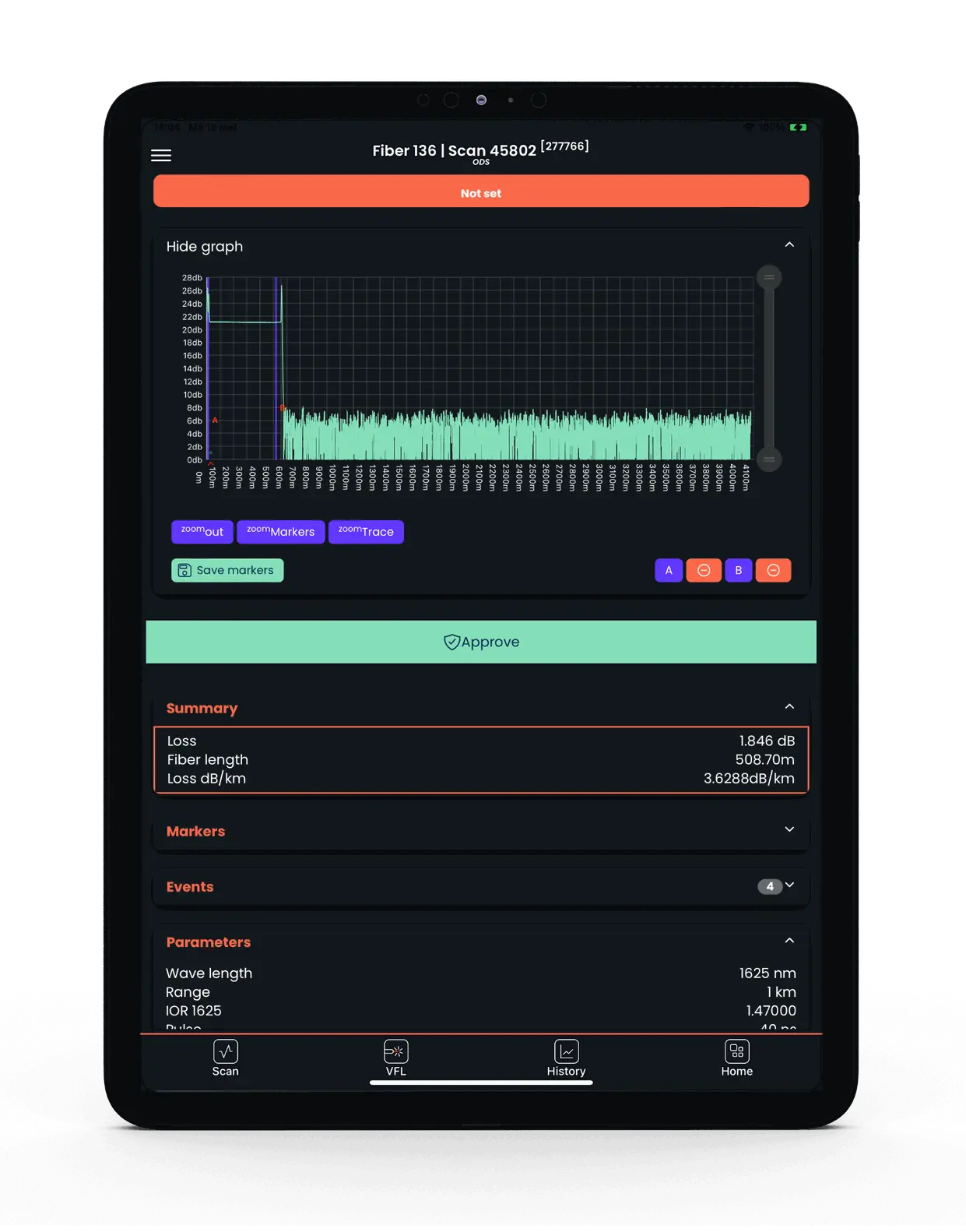 cloudOTDR Mobile App